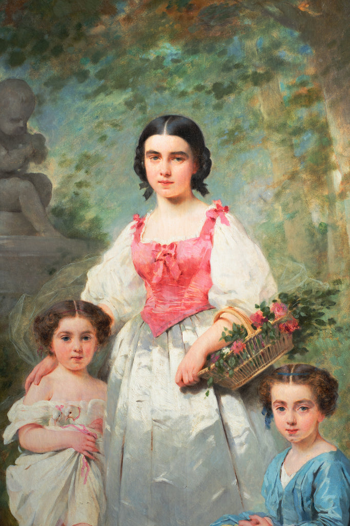 CHARLES CHAPLIN - PORTRAIT DE LA FAMILLE GROS 1860
