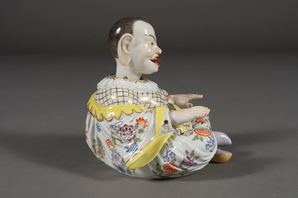 A MEISSEN PORCELAIN ARTICULATED NODDING PAGODA, EARLY 20TH CENTURY
